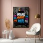 Unstoppable Mindset Street-Art Wandbild als Gallery Leinwand