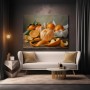 Mandarinen-Stillleben als Leinwand & Acrylbild