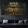 Erfolg im Fokus – Modernes Wandbild als Gallery Leinwand