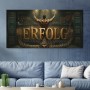 Erfolg im Fokus – Modernes Wandbild als Gallery Leinwand