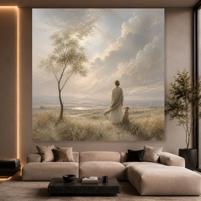 Sanfter Horizont als Leinwandbild und Gallery Leinwand