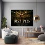 Disziplin im Rampenlicht – Modernes Wandbild als Poster