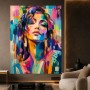 Farbintensives Porträt als Wandbild und Fine Art Print