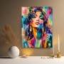 Farbintensives Porträt als Wandbild und Fine Art Print