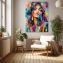 Farbintensives Porträt als Wandbild und Fine Art Print