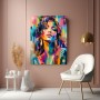 Farbintensives Porträt als Wandbild und Fine Art Print