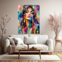 Farbintensives Porträt als Wandbild und Fine Art Print