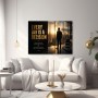 Every Day Is a Decision – motivierendes Wandbild & Poster mit Dubai Skyline