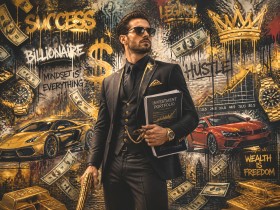 Success Legacy – Modernes Wandbild als Gallery Leinwand