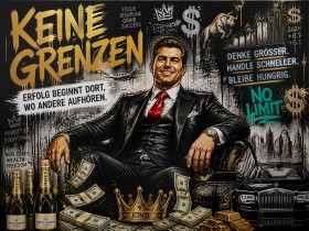 Keine Grenzen – Modernes Wandbild als Gallery Leinwand