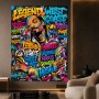 West Coast Legende – Modernes Wandbild als Gallery Leinwand