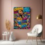 West Coast Legende – Modernes Wandbild als Gallery Leinwand