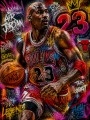 Basketball Legende 23 – Modernes Wandbild als Canvas Print