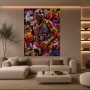 Basketball Legende 23 – Modernes Wandbild als Canvas Print