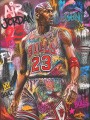 Basketball-Legende 23 – Modernes Wandbild als Gallery Print