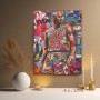 Basketball-Legende 23 – Modernes Wandbild als Gallery Print