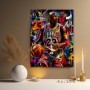 Basketball-Legende 23 Wandbild auf Gallery Leinwand