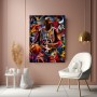 Basketball-Legende 23 Wandbild auf Gallery Leinwand