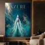 Luxuriöses Azure Yacht Wandbild auf Gallery Leinwand