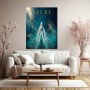 Luxuriöses Azure Yacht Wandbild auf Gallery Leinwand