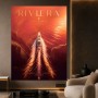 Riviera Côte d’Azur Wandbild als edler Poster Print mit Yacht