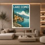Lake Como Italy – Modernes Wandbild als Fine Art Print