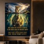 Grenzen im Kopf – motivierendes Leinwandbild als Modernes Wandbild