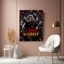 Lion Mindset – Modernes Wandbild & Leinwandbild im Anime-Noir-Stil