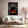 Lion Mindset – Modernes Wandbild & Leinwandbild im Anime-Noir-Stil