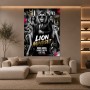 Lion Mindset – Modernes Wandbild als Leinwandbild mit urbanem Luxus-Flair