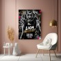 Lion Mindset – Modernes Wandbild als Leinwandbild mit urbanem Luxus-Flair