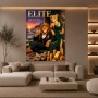 Elite Löwen-Motiv als Modernes Wandbild und Kunstdruck