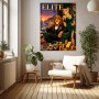 Elite Löwen-Motiv als Modernes Wandbild und Kunstdruck