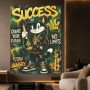 Success Street Cat – Modernes Wandbild & Poster