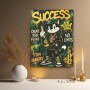 Success Street Cat – Modernes Wandbild & Poster