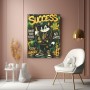 Success Street Cat – Modernes Wandbild & Poster
