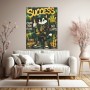 Success Street Cat – Modernes Wandbild & Poster