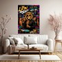 Lion Mindset Wandbild – Pop Art Leinwandbild mit Luxus-Vibe