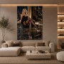 Elegante Nachtlounge – Luxus Wandbild als Acrylglasbild