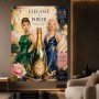 Elegance is Power – Glamour Kunstwerk als Leinwandbild