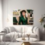 Elegante Ikone in Smaragdgrün – Luxus Wandbild als Fine Art Print