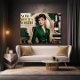 Elegante Ikone in Smaragdgrün – Luxus Wandbild als Fine Art Print