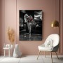 Rote Eleganz im Penthouse – Luxus Wandbild als Acrylglasbild