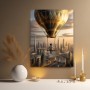 Himmelsreise über der Skyline – Leinwandbild & Modernes Wandbild