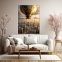Himmelsreise über der Skyline – Leinwandbild & Modernes Wandbild