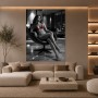 Eleganz in Rot – Acrylglasbild als Luxus Wandbild