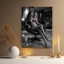 Eleganz in Rot – Acrylglasbild als Luxus Wandbild