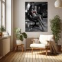 Eleganz in Rot – Acrylglasbild als Luxus Wandbild