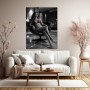 Eleganz in Rot – Acrylglasbild als Luxus Wandbild