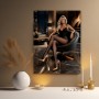 Elegante Nachtlounge – Luxus Wandbild als Fine Art Print